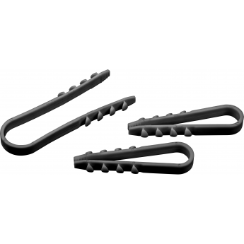 Дюбель-хомут NAVIGATOR 11-18мм нейлон черный (50 шт)