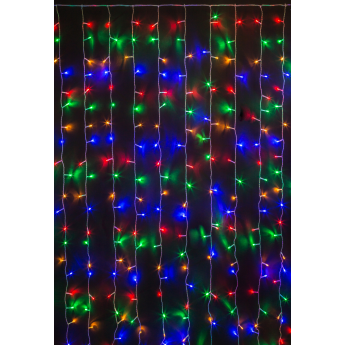 Гирлянда новогодняя светодиодная NAVIGATOR NGF-D030-08 занавес RGBY 6*2.5м IP44
