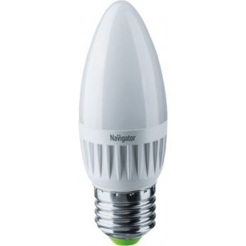 Лампа светодиодная NAVIGATOR LED 7вт E27 теплый матовая свеча