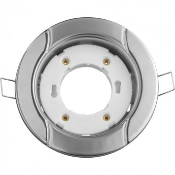 Встраиваемый декоративный поворотный светильник NAVIGATOR серия NGX-R8-005-GX53 волна хром-серебро