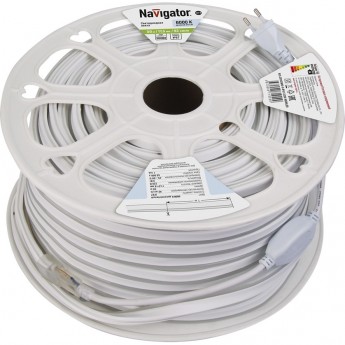 Светодиодная лента NAVIGATOR серии NLS-2835SW92-9-IP67-220V-NEONLED R20